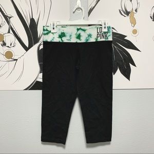 💮LAST CALL💮 MSU Cropped Leggings | Pink